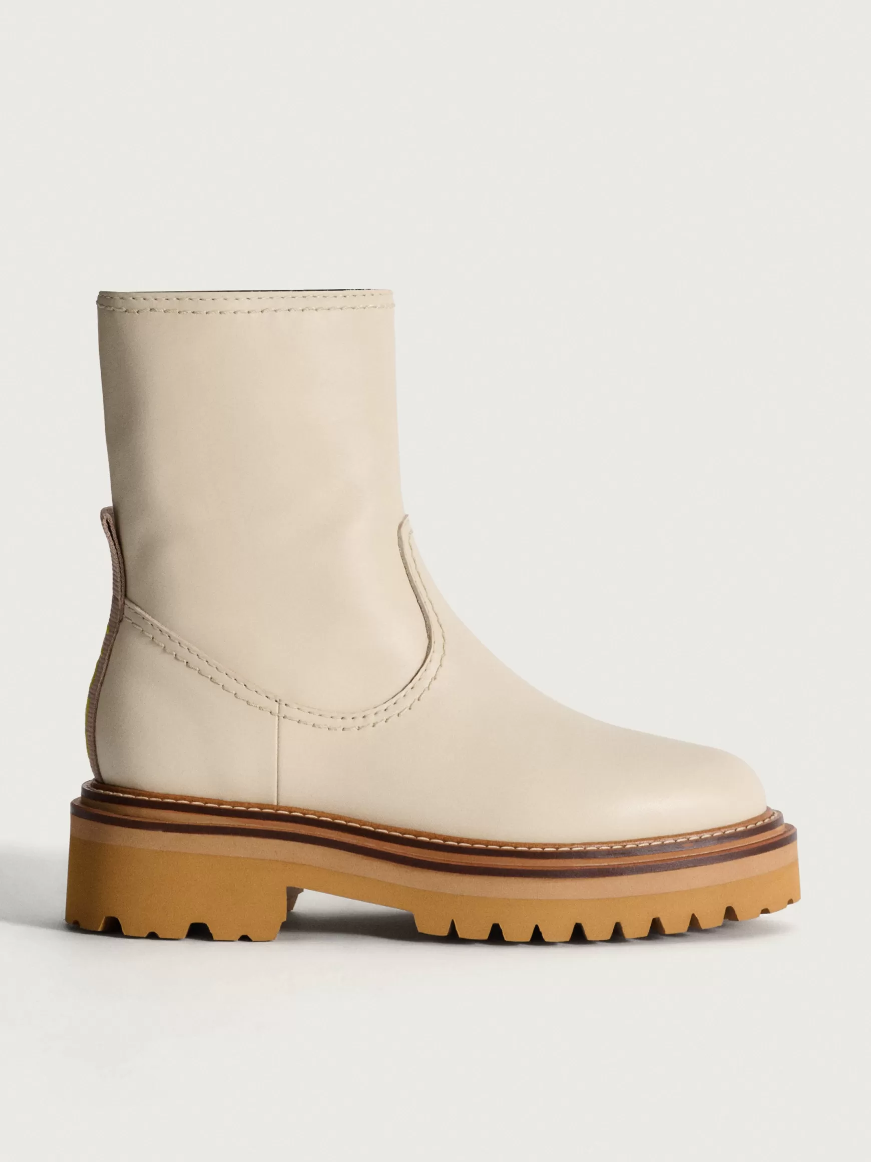 Botas Y Botines-HOFF BOTA PIEL OFFICE OFF WHITE