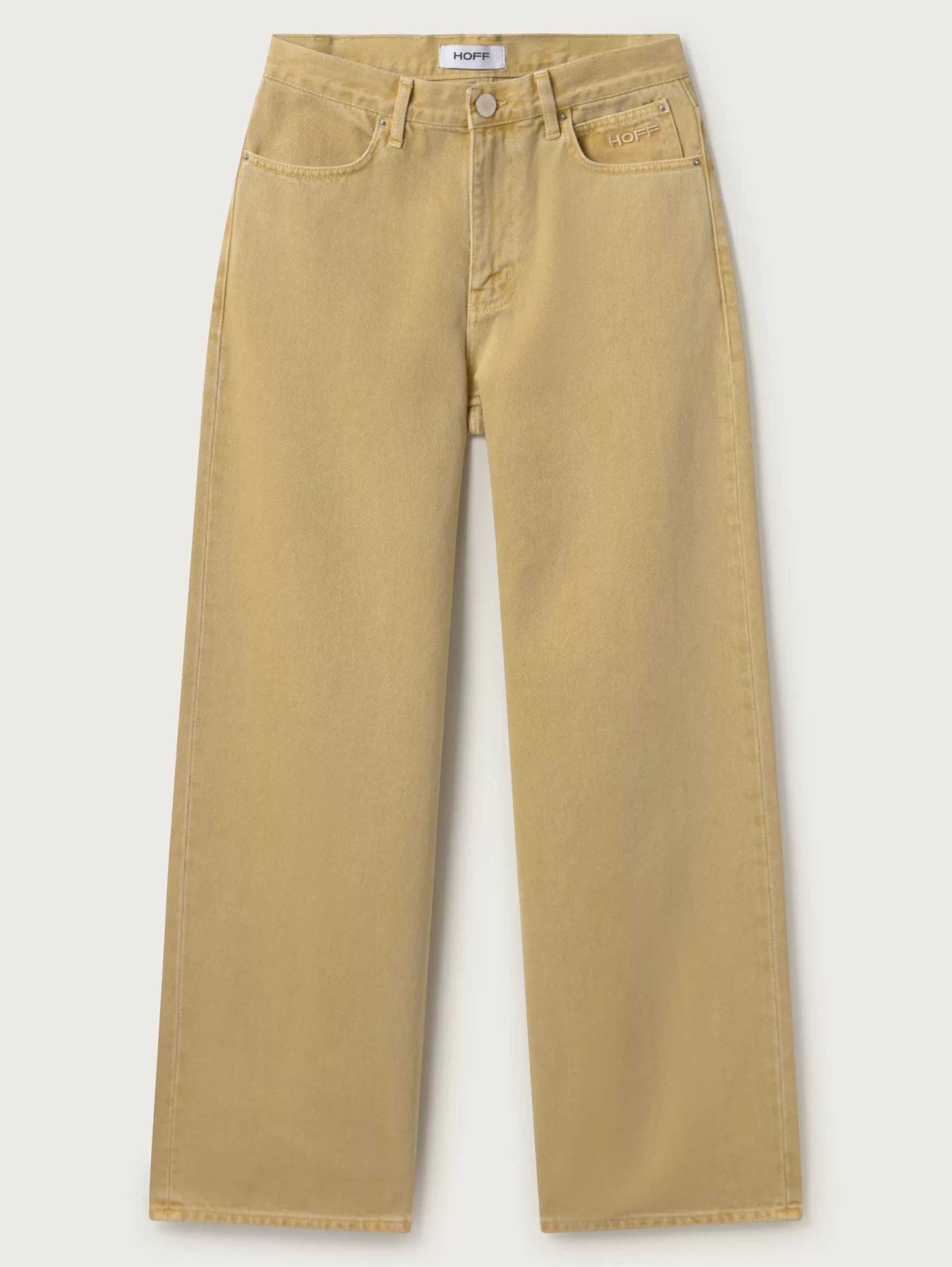 Pantalones-HOFF DENIM MOSTAZA