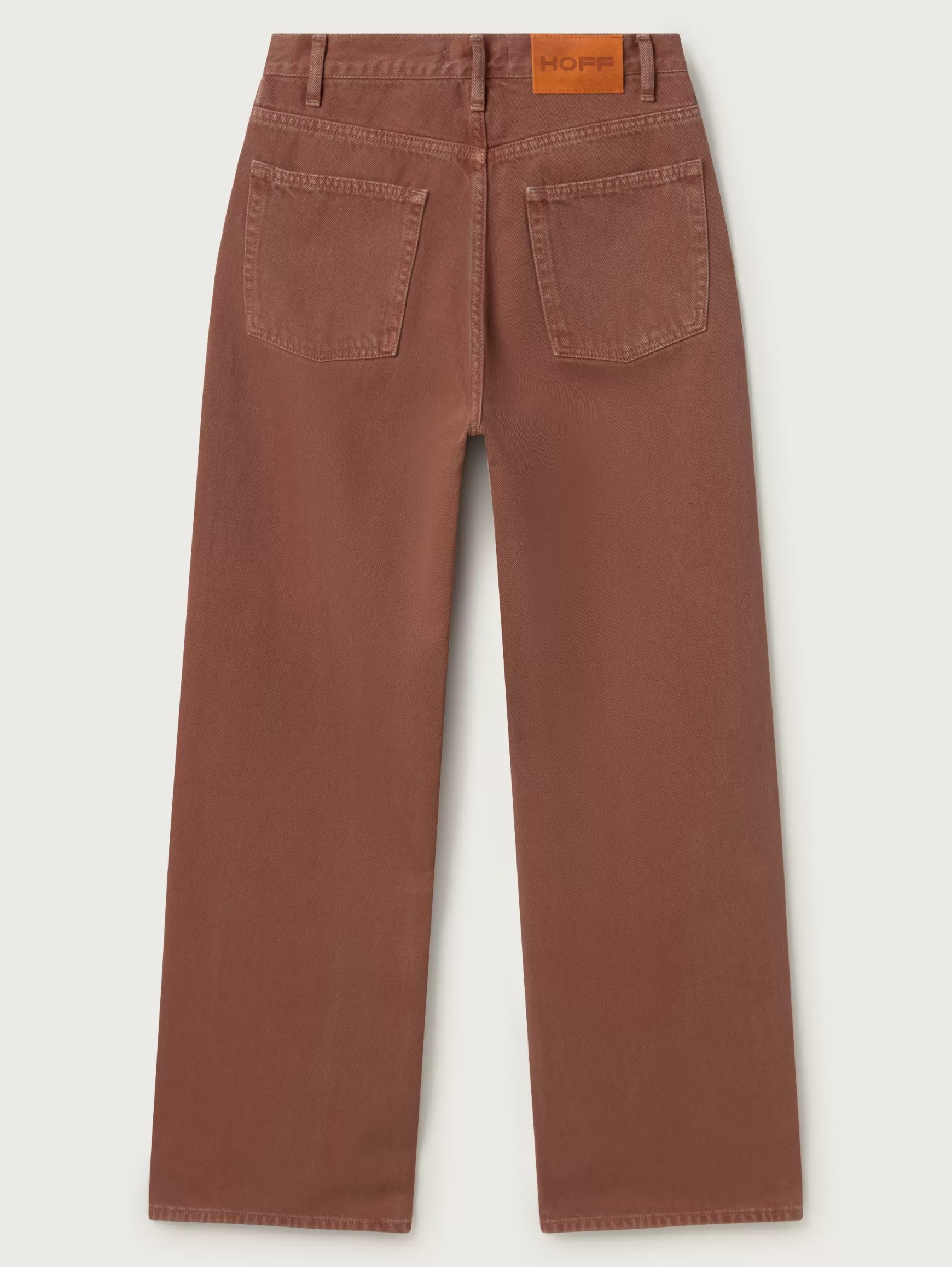 Pantalones-HOFF DENIM TERRACOTA