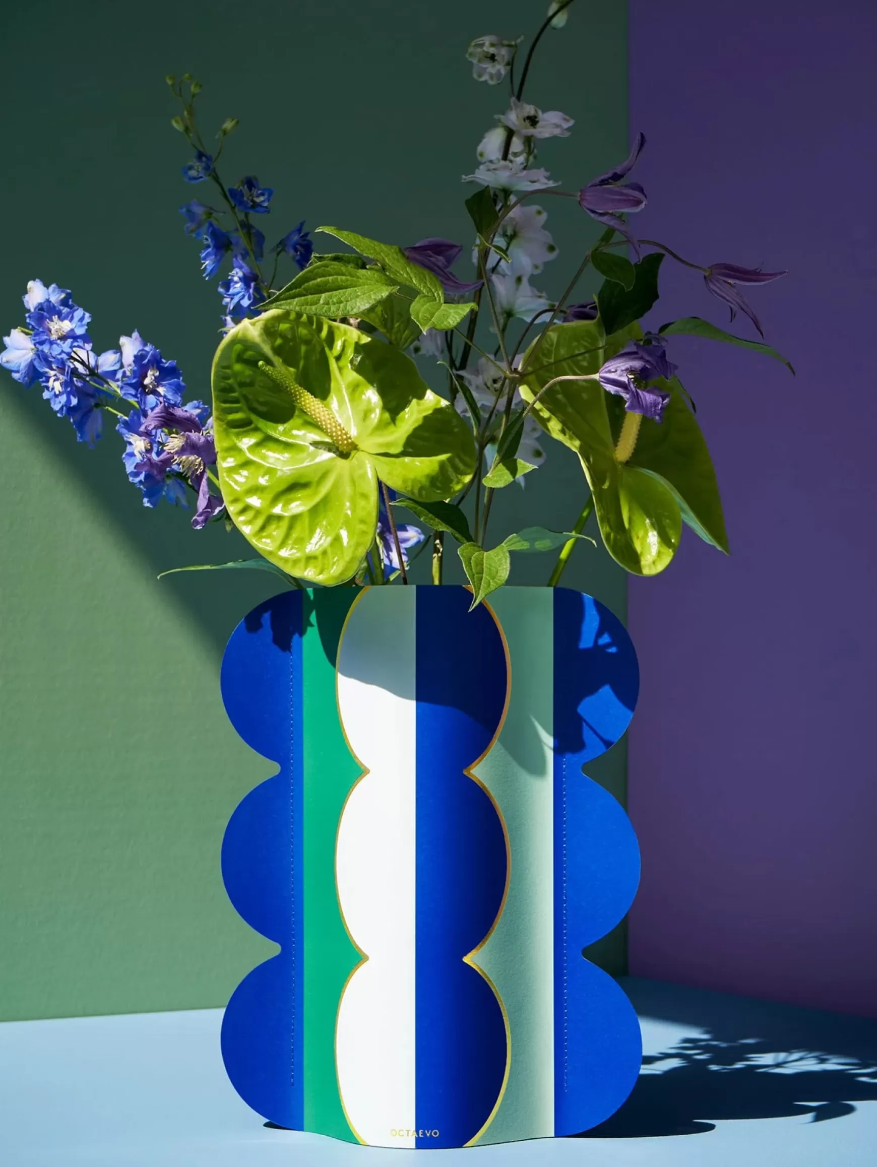 Decoración | Decoración-HOFF PAPER VASE RIVIERA WAVE